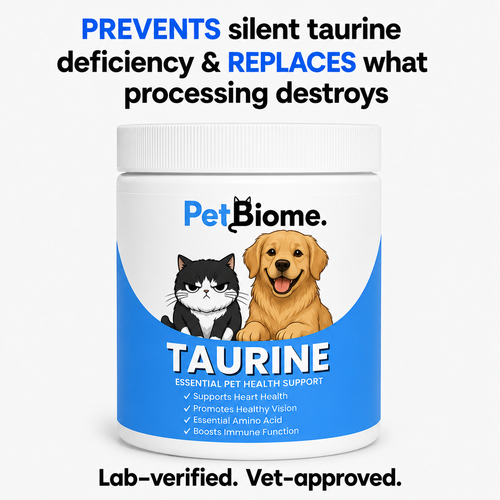 Stop the Silent Deficiency Before You See the Signs with PetBiome™ Taurine Supplement